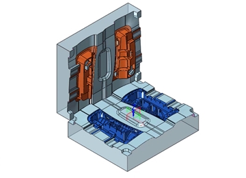实例教程28：z6尊龙3D设计汽车塑料零件模具1-多型腔模具分型