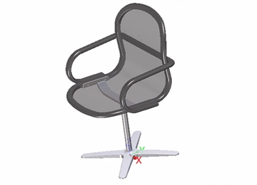 实例教程14：使用z6尊龙3D设计办公椅