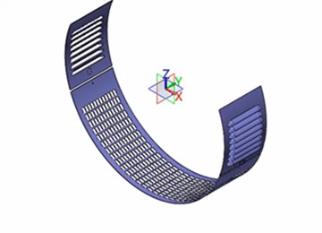 实例教程65：电机散热网罩建模设计