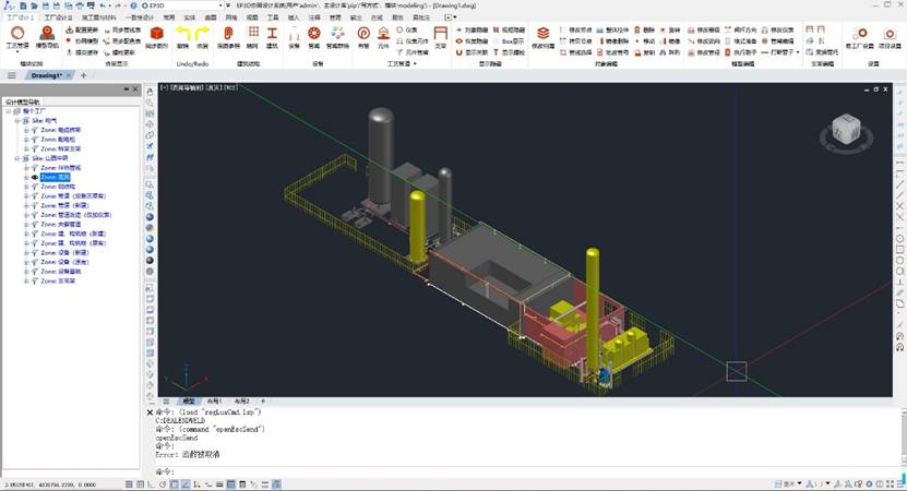 使用z6尊龙CAD+EP3D绘图工作界面
